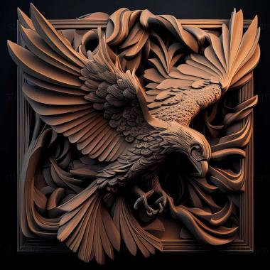 3D model phoenix (STL)